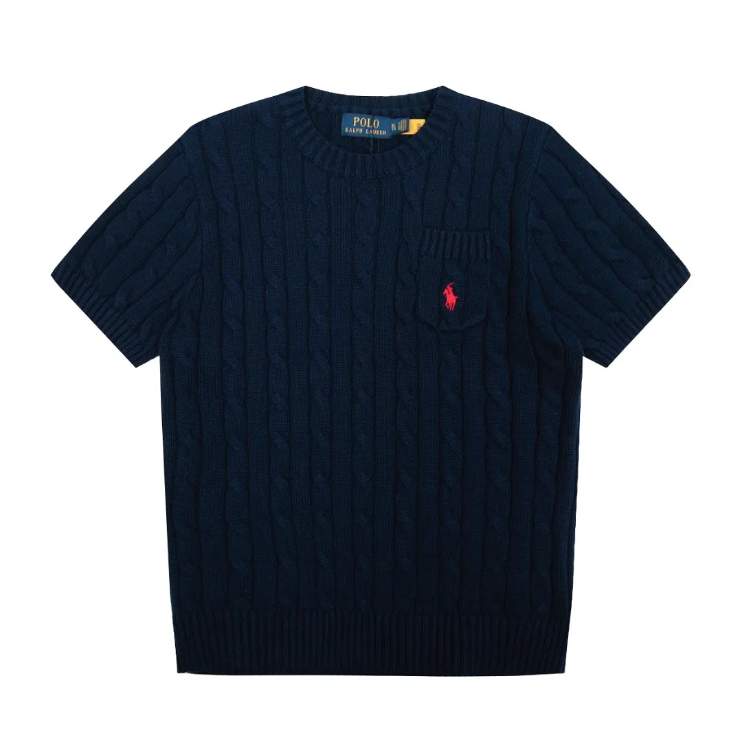 P154 💰 "Top quality" Style number: DS222# (not off the shelves all year round) [Ralph Lauren round neck pocket style solid color pony embroidered logo knitted short sleeves] ✅Ralph Lauren Ralph Lauren classic basic pocket all-match style goddess knitted short sleeves for all seasons ✅Main supplier platform live broadcast Wholesale entity Replenish when out of stock Not off the shelf ✅ZP quality 1:1 version Scan the code to enter the GF website Counter quality ✅Details and quality are the only one in Guangzhou. Imported quality cotton yarn, focusing on high-end, cost-effective, good quality needless to say. ✅The version is restored to the original order. The maximum size can be worn up to 160 pounds. Loose, comfortable and stress-free. ✅The upper body is simple and easy to match. A must-have for goddess ootd. Good-looking clothes are never picky. A must-have in the goddess’ wardrobe. Size: S-XL. Color: White, almond, purple, orange, gray, yellow, black, khaki, pink, navy, rose, green. Chinese red olive green light blue white label light blue blue label